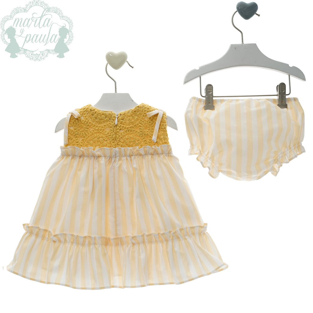 VESTIDO BB CON BRAGUITA RAYAS