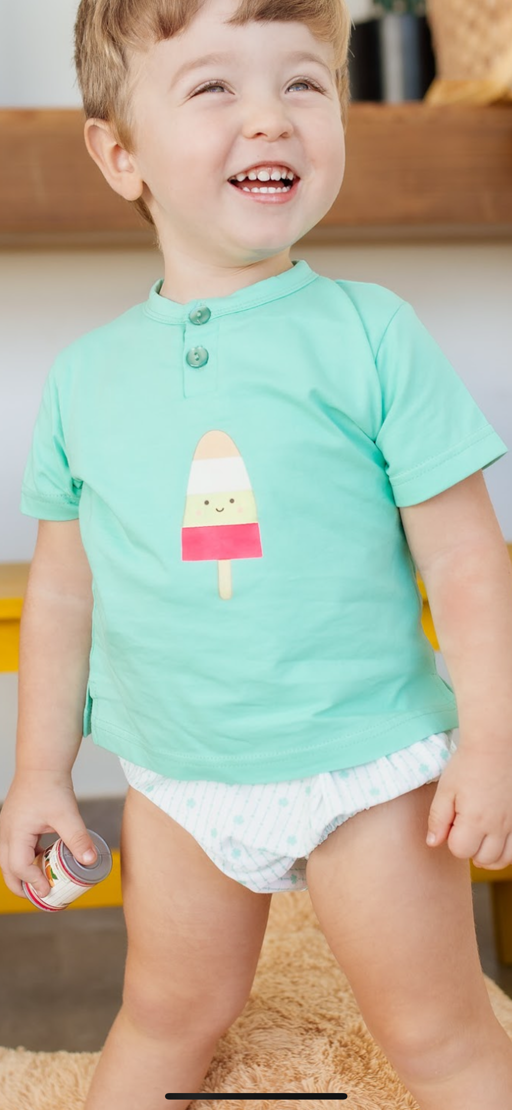 Conjunto dos piezas camiseta helado