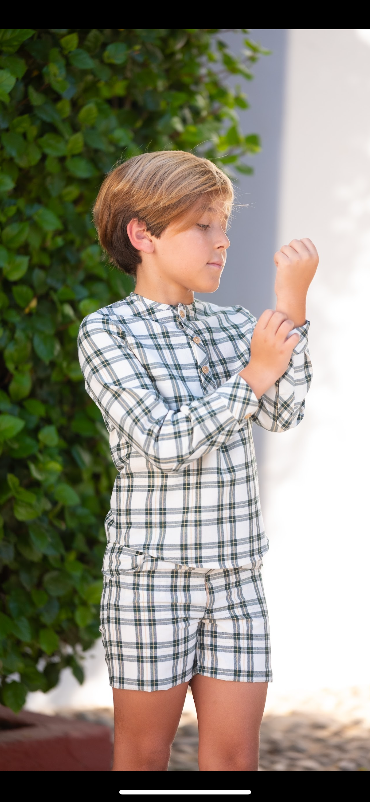 Camisa niño lurex