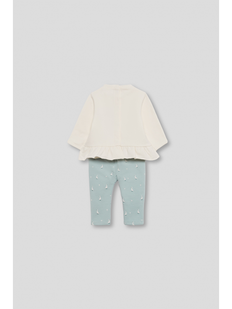 Conjunto Sport patitos eucalipto