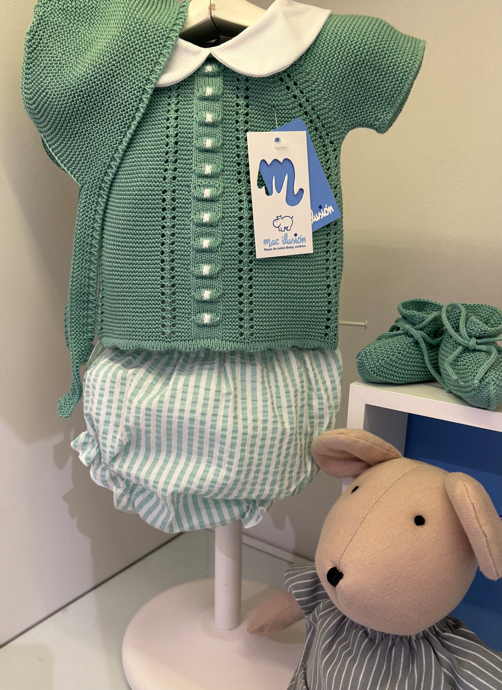 Conjunto 4 piezas verde
