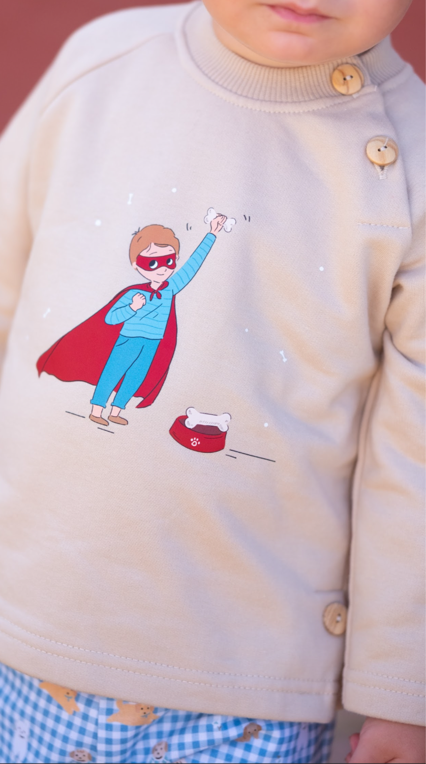 SUDADERA+ PANTALON PERROS
