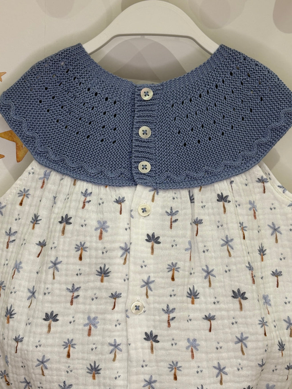 Pelele combinado cuello punto