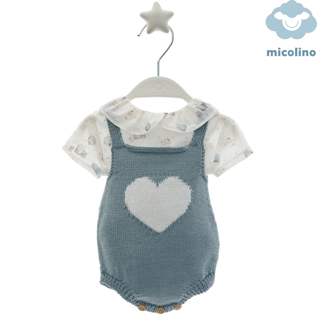 conjunto ranita punto azul