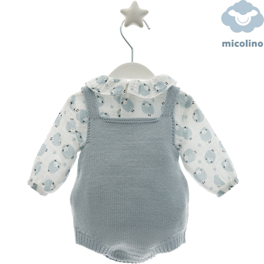 conjunto dos piezas azul Constanza