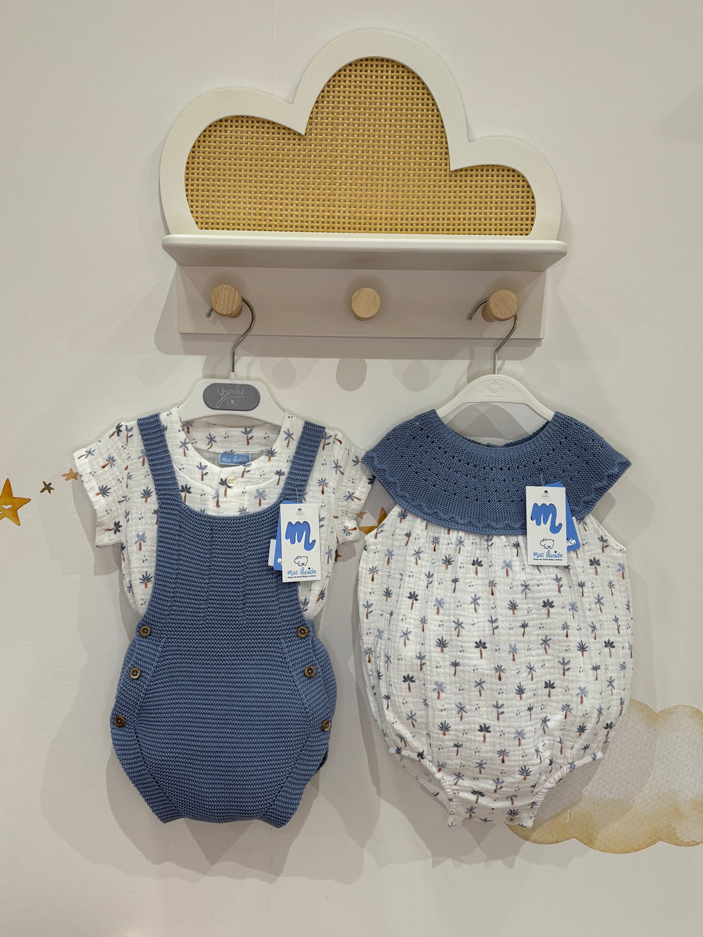 Pelele combinado cuello punto