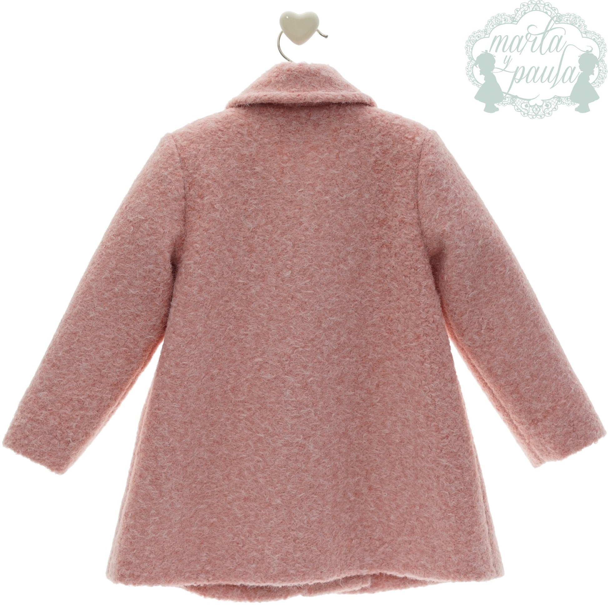 ABRIGO INFANTIL BAGUILLA ROSA O CRUDO
