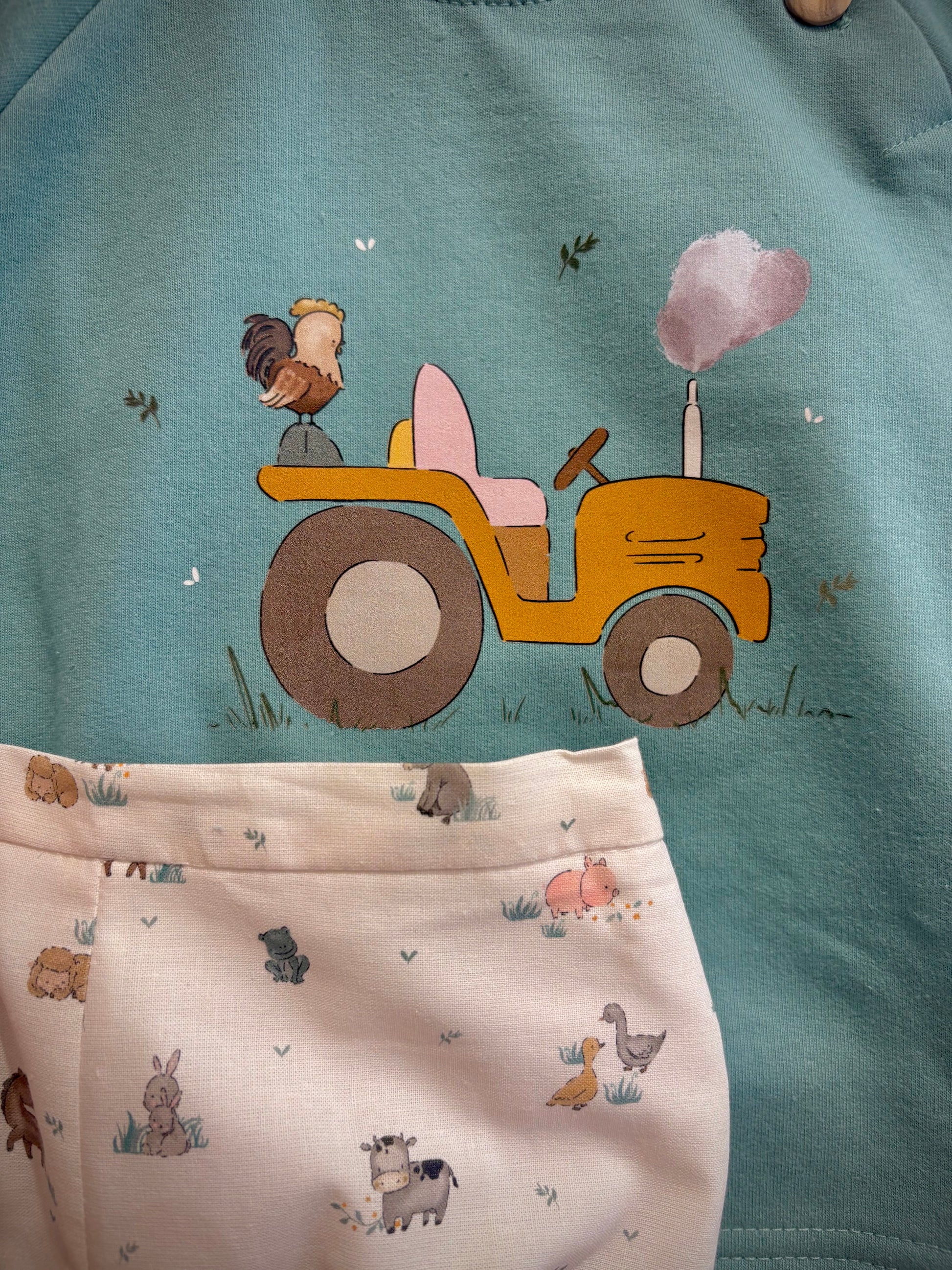 CONJUNTO NIÑO GRANJA