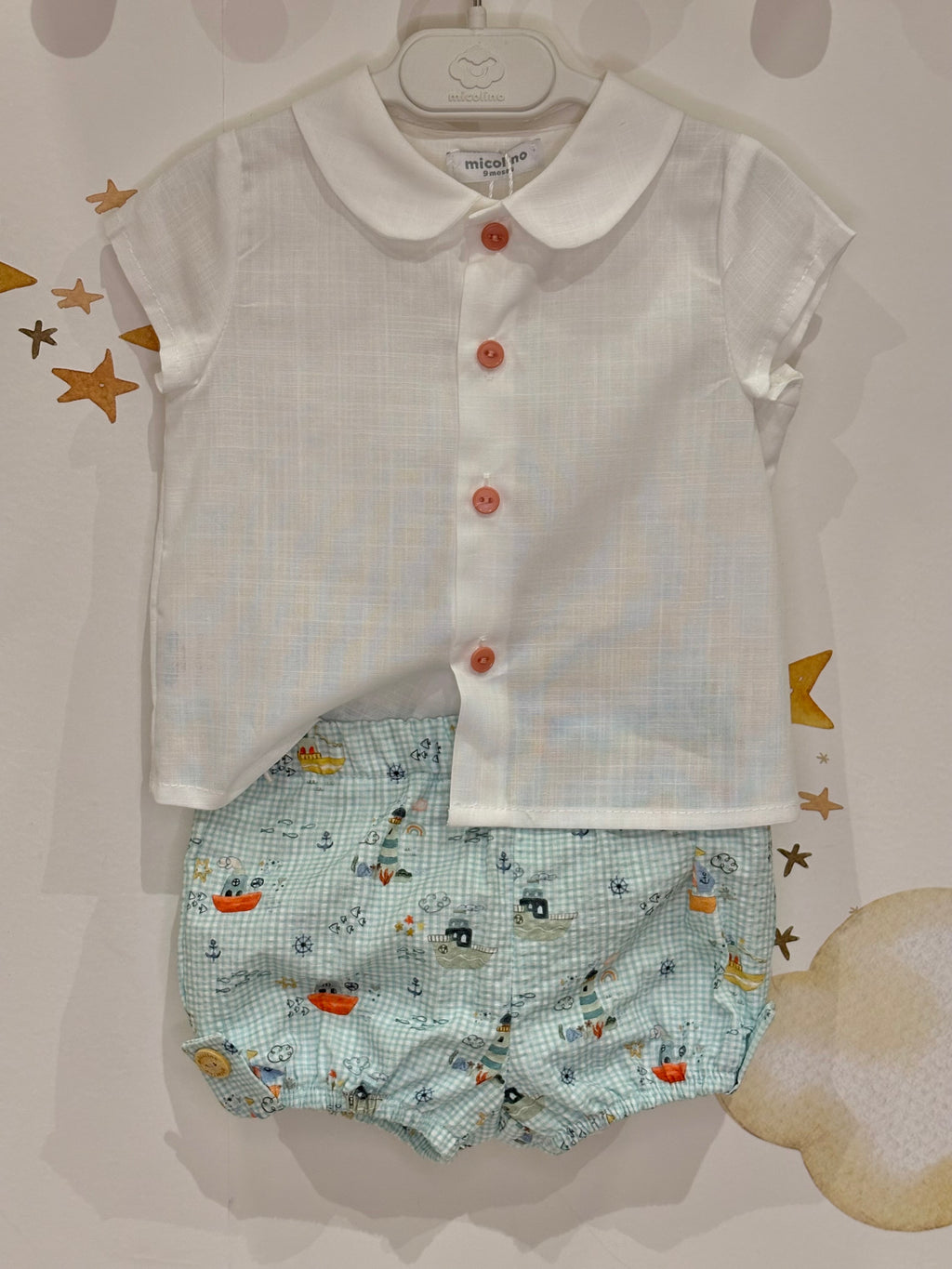 CONJUNTO 2 PIEZAS BARQUITOS 9M
