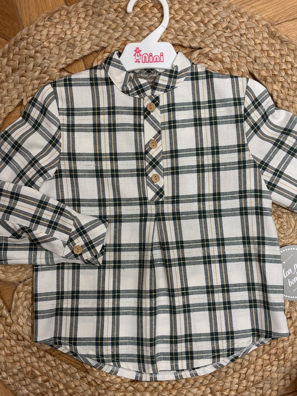 Camisa niño lurex