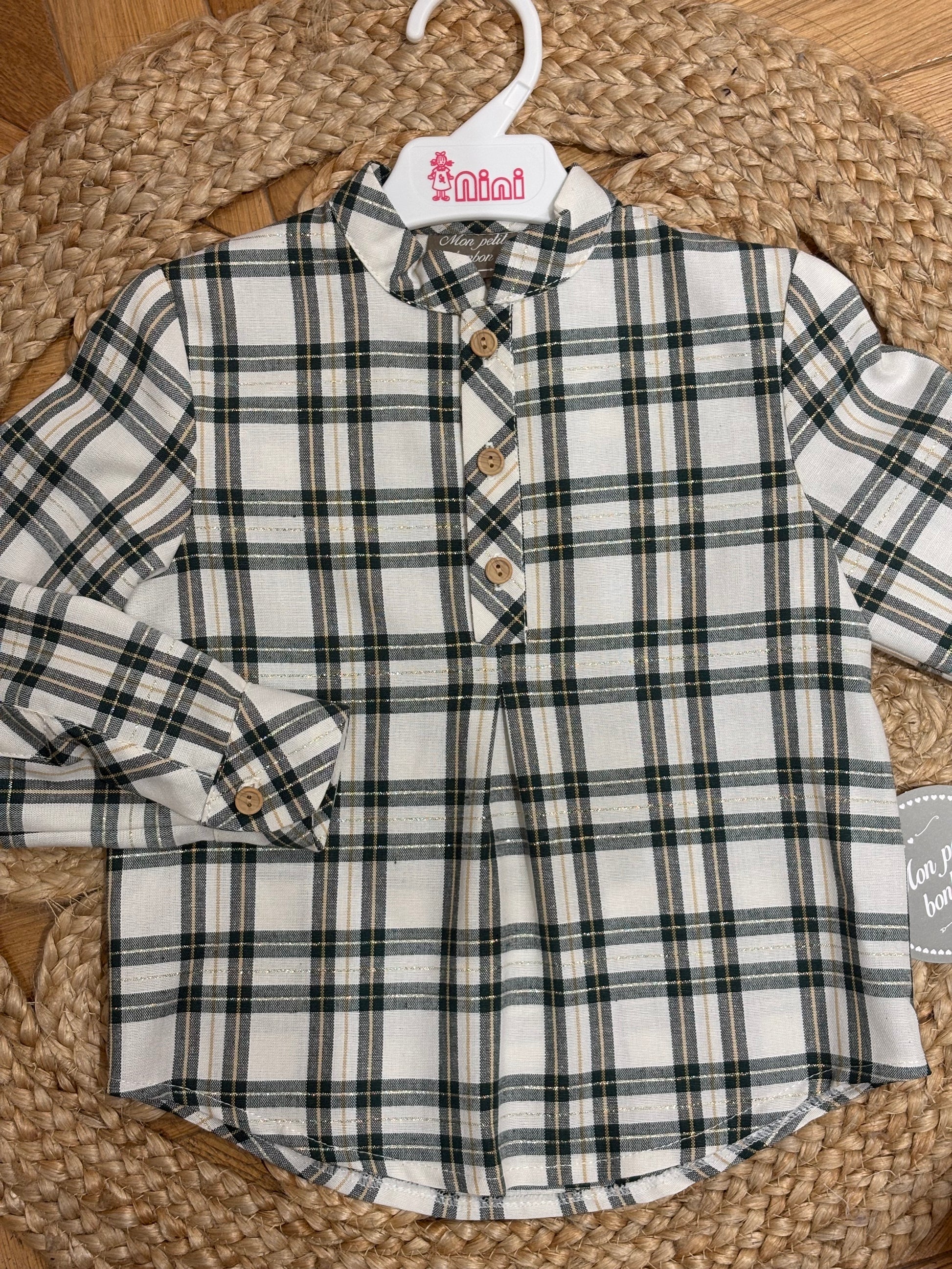 Camisa niño lurex