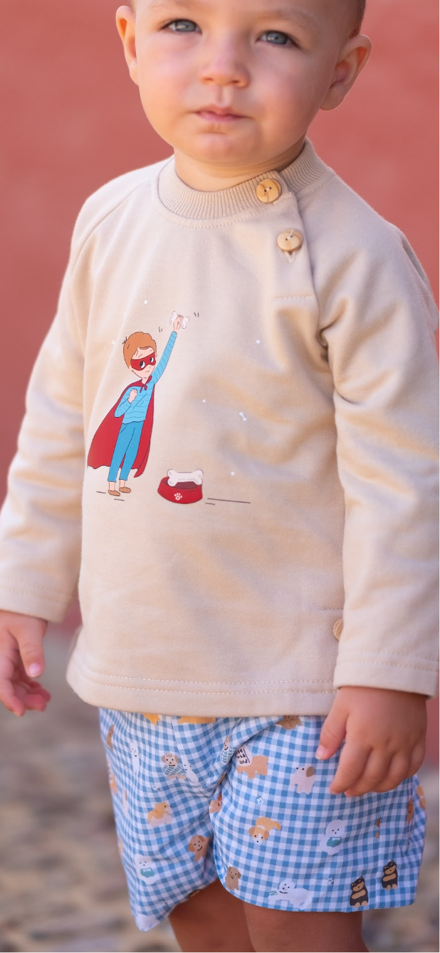 SUDADERA+ PANTALON PERROS