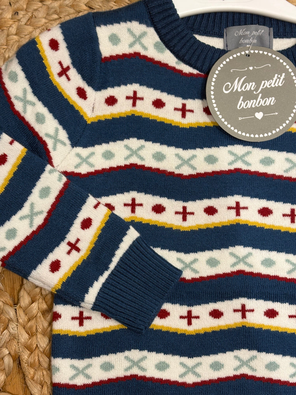 Jersey unisex rayas étnico