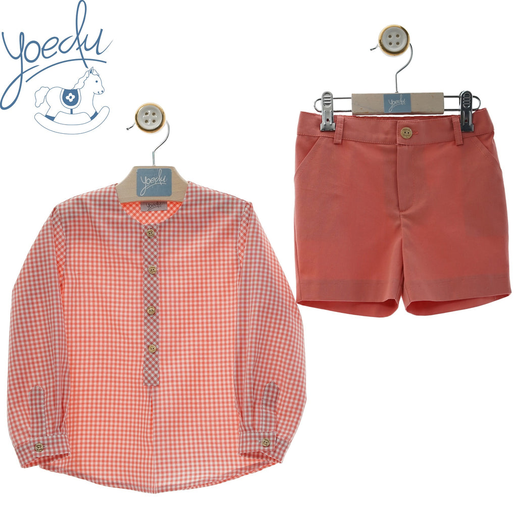 TAJE INFANTIL NIÑO CORAL