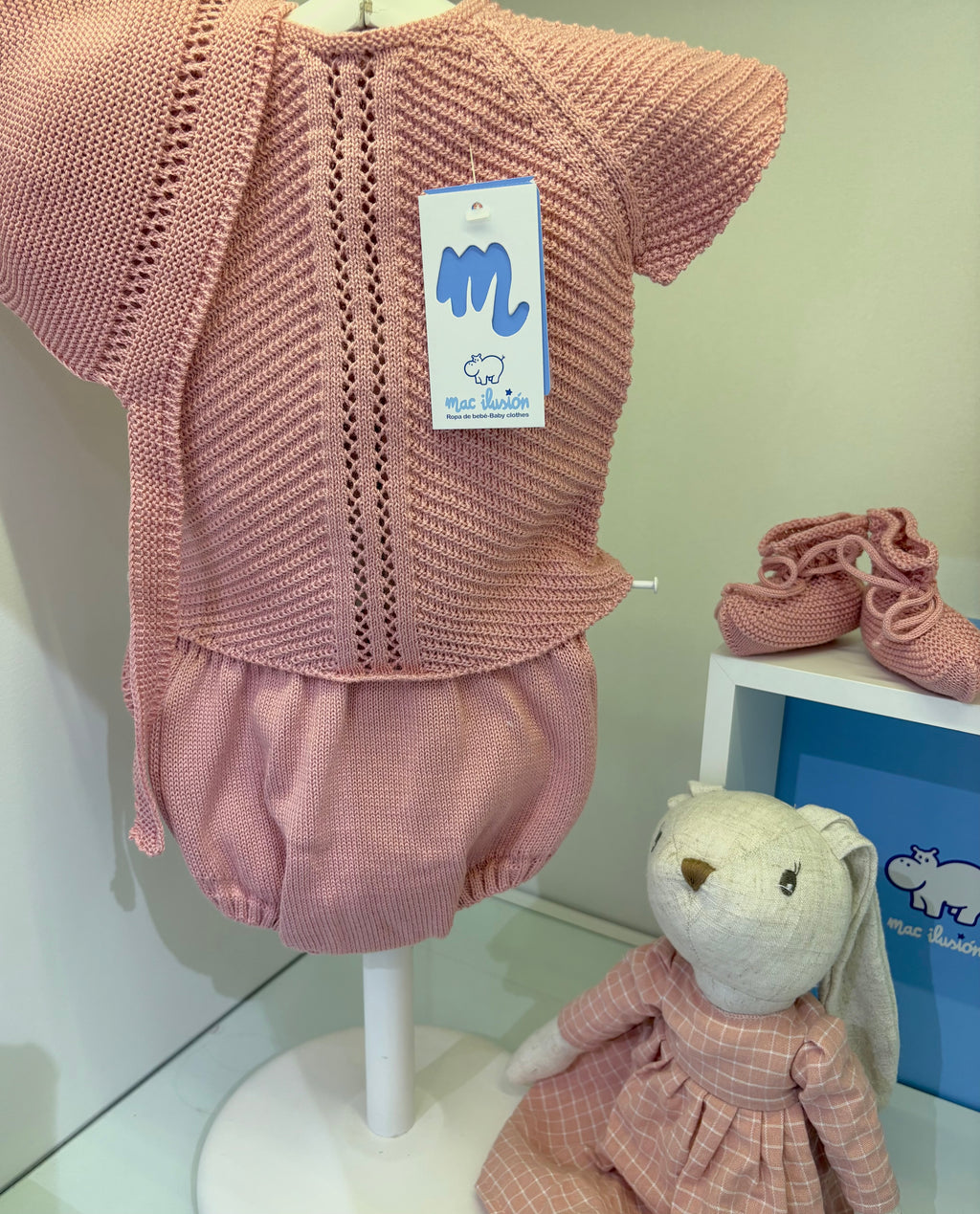 Conjunto 4 piezas Rosa