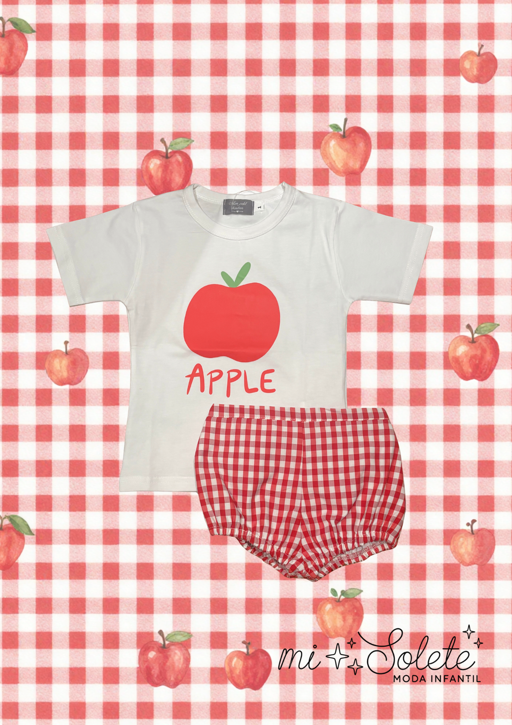Conjunto vichy Apple