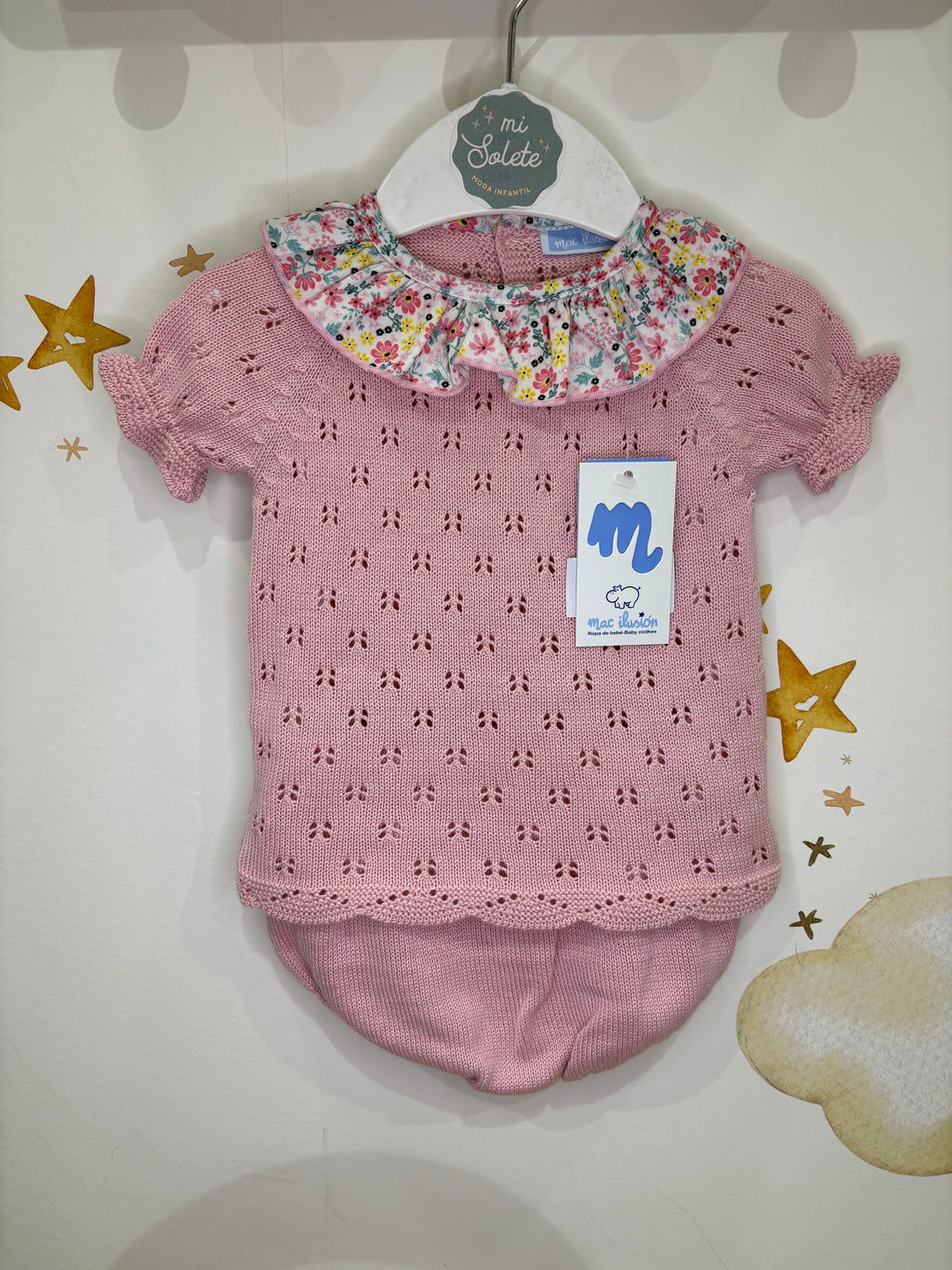 Conjunto 2 piezas en punto fresa