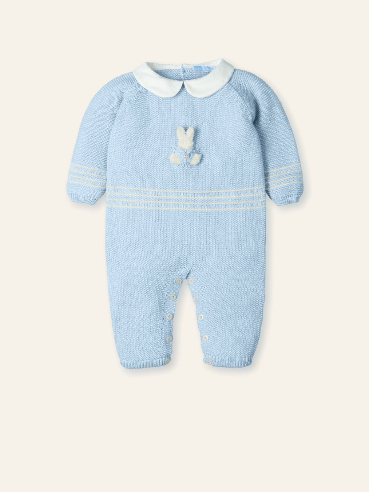 pelele cuello bebe conejito