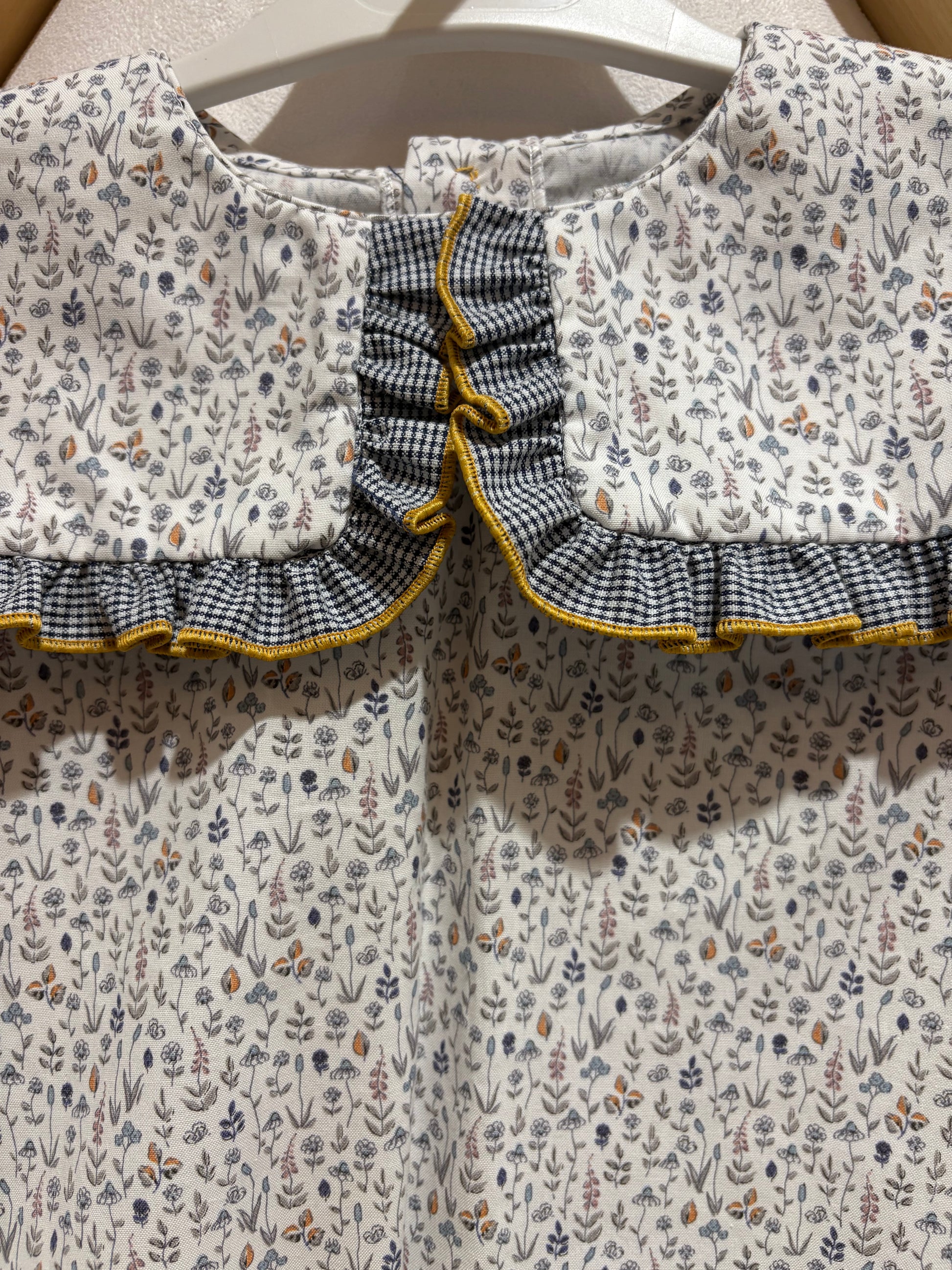 conjunto vichy La Peppa niña