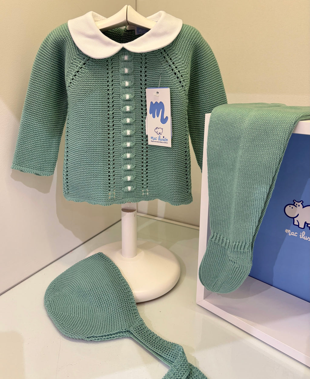 Conjunto de polaina 3 piezas verde