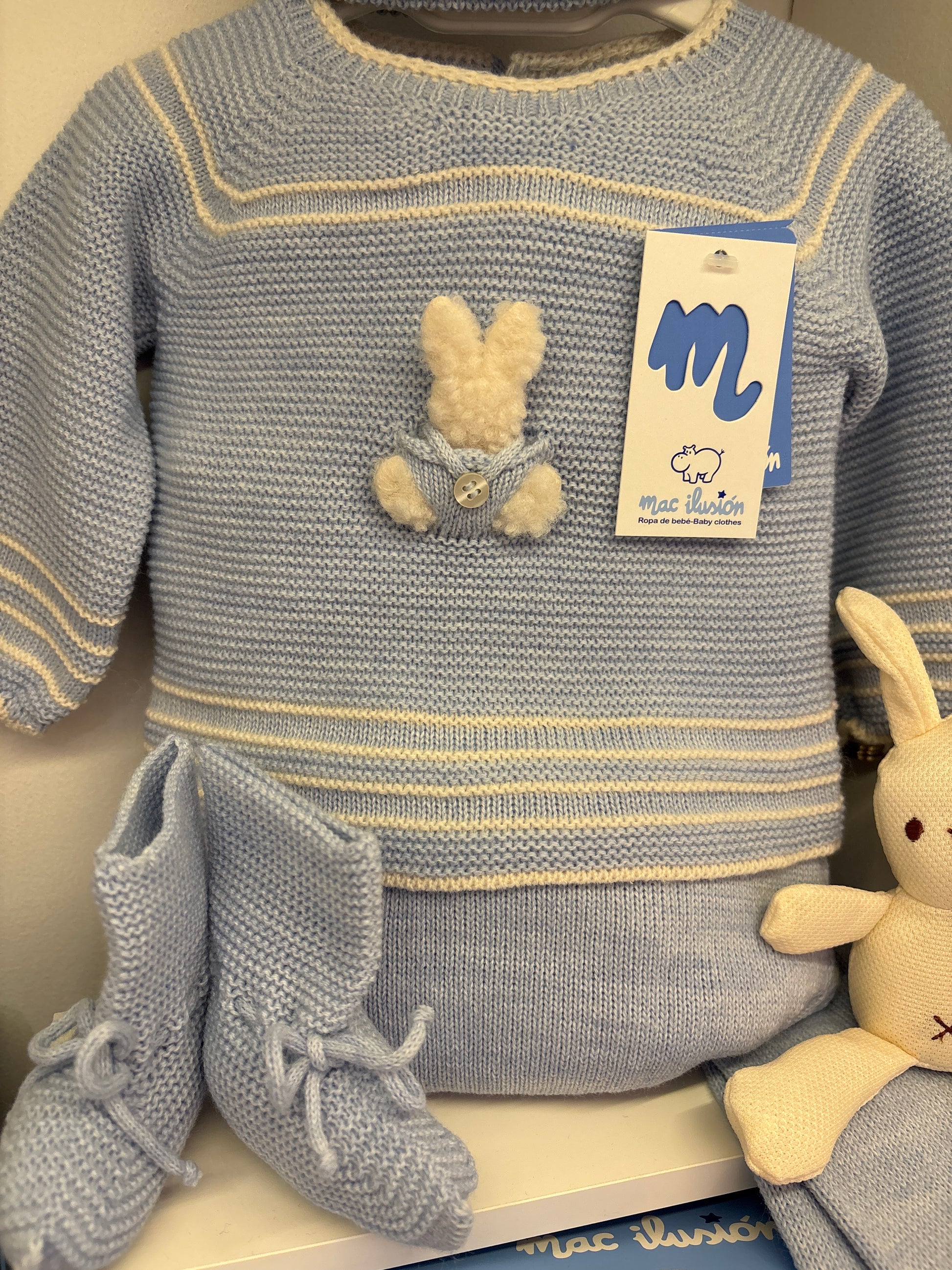 Conjunto punto corto conejo