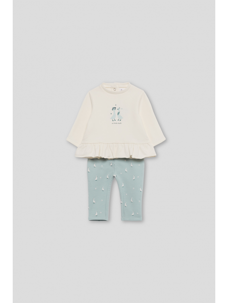 Conjunto Sport patitos eucalipto