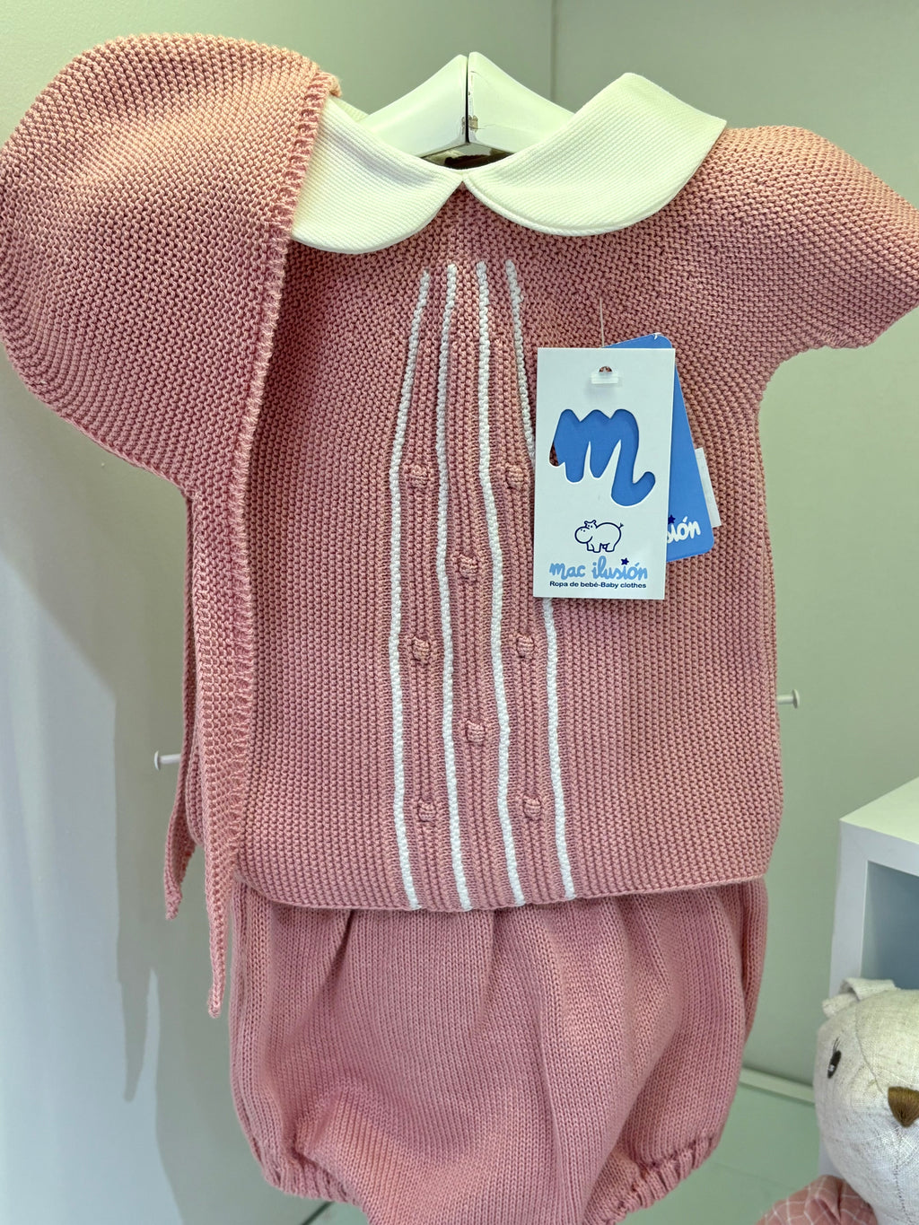 Conjunto 3 piezas rosa