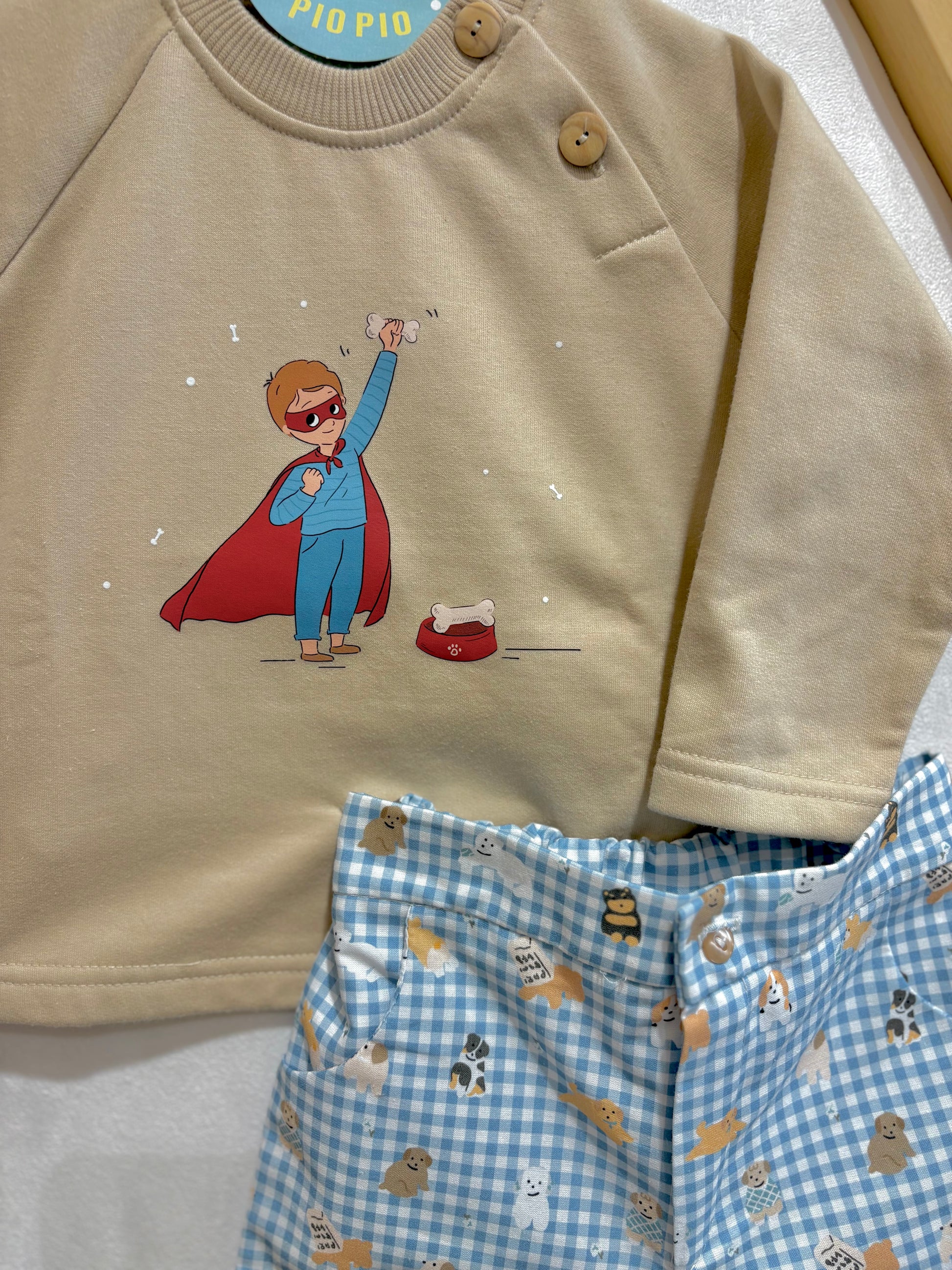 SUDADERA+ PANTALON PERROS