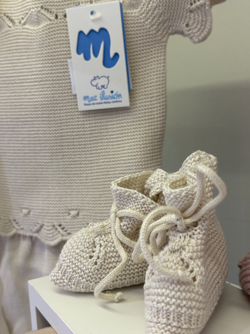 Conjunto 4 piezas en beige