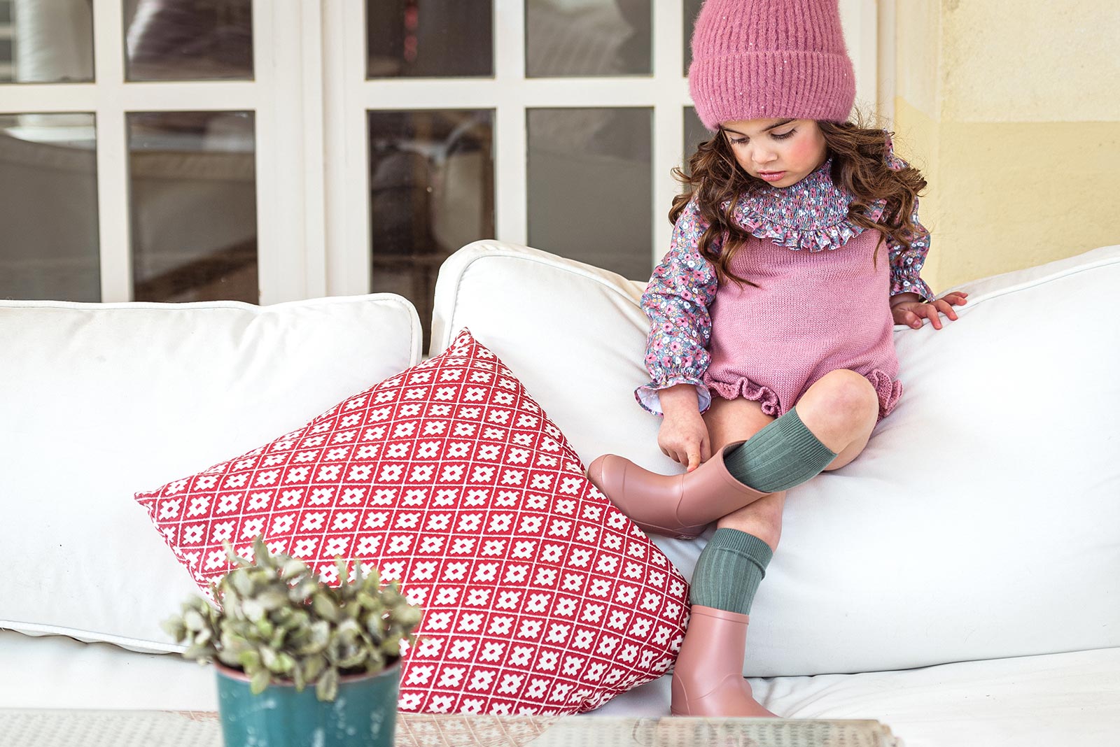 conjunto ranita punto Cachemira