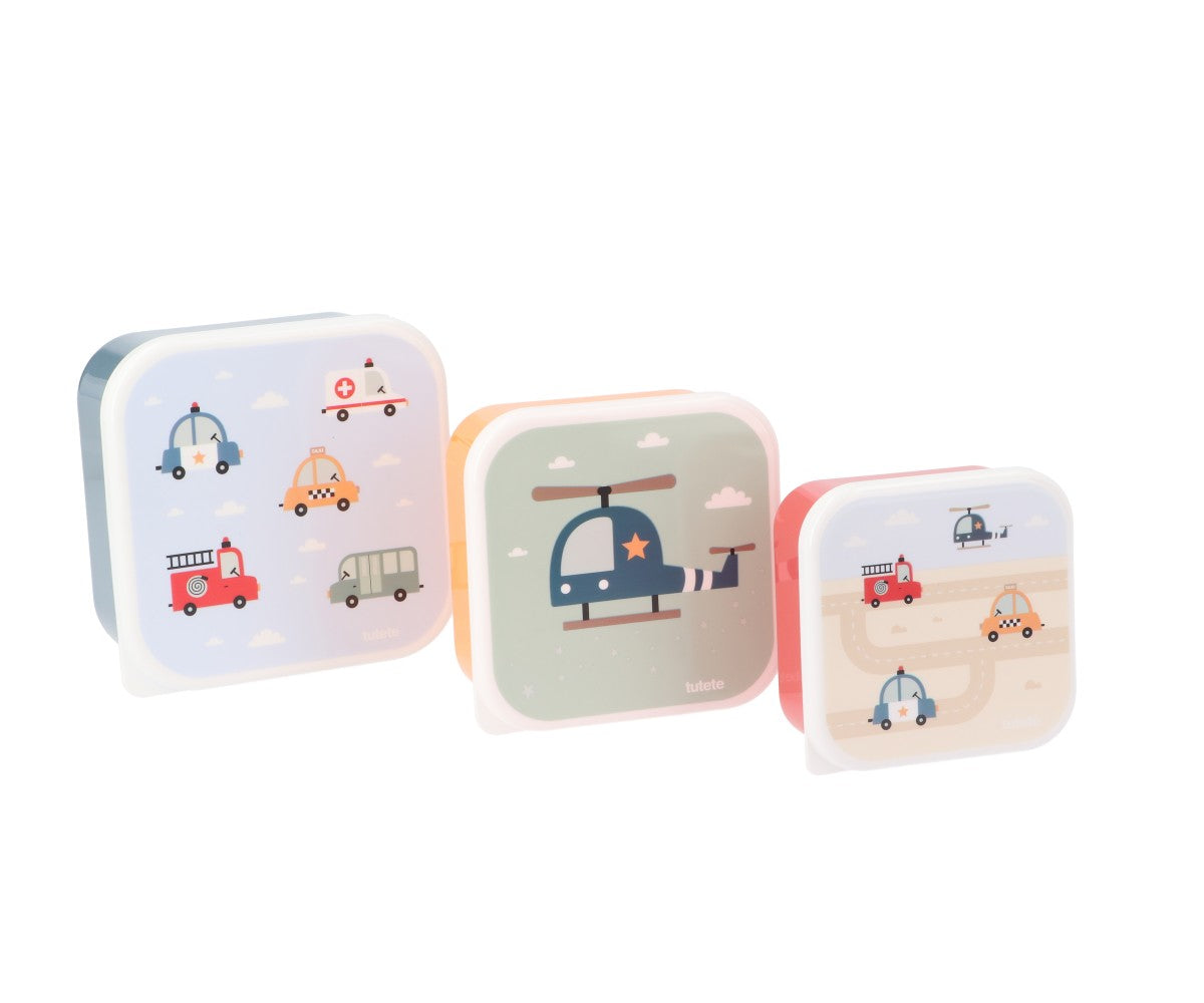 3 CAJAS DE ALMUERZO