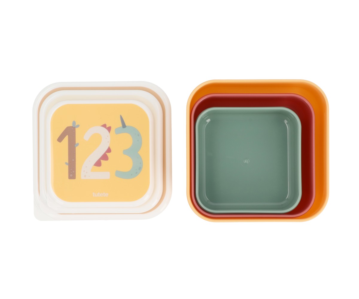 3 CAJAS DE ALMUERZO