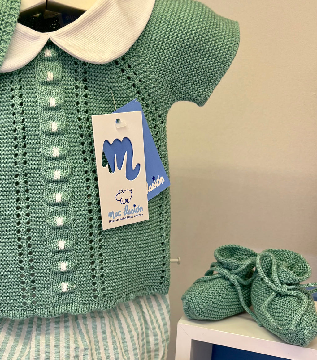 Conjunto 4 piezas verde