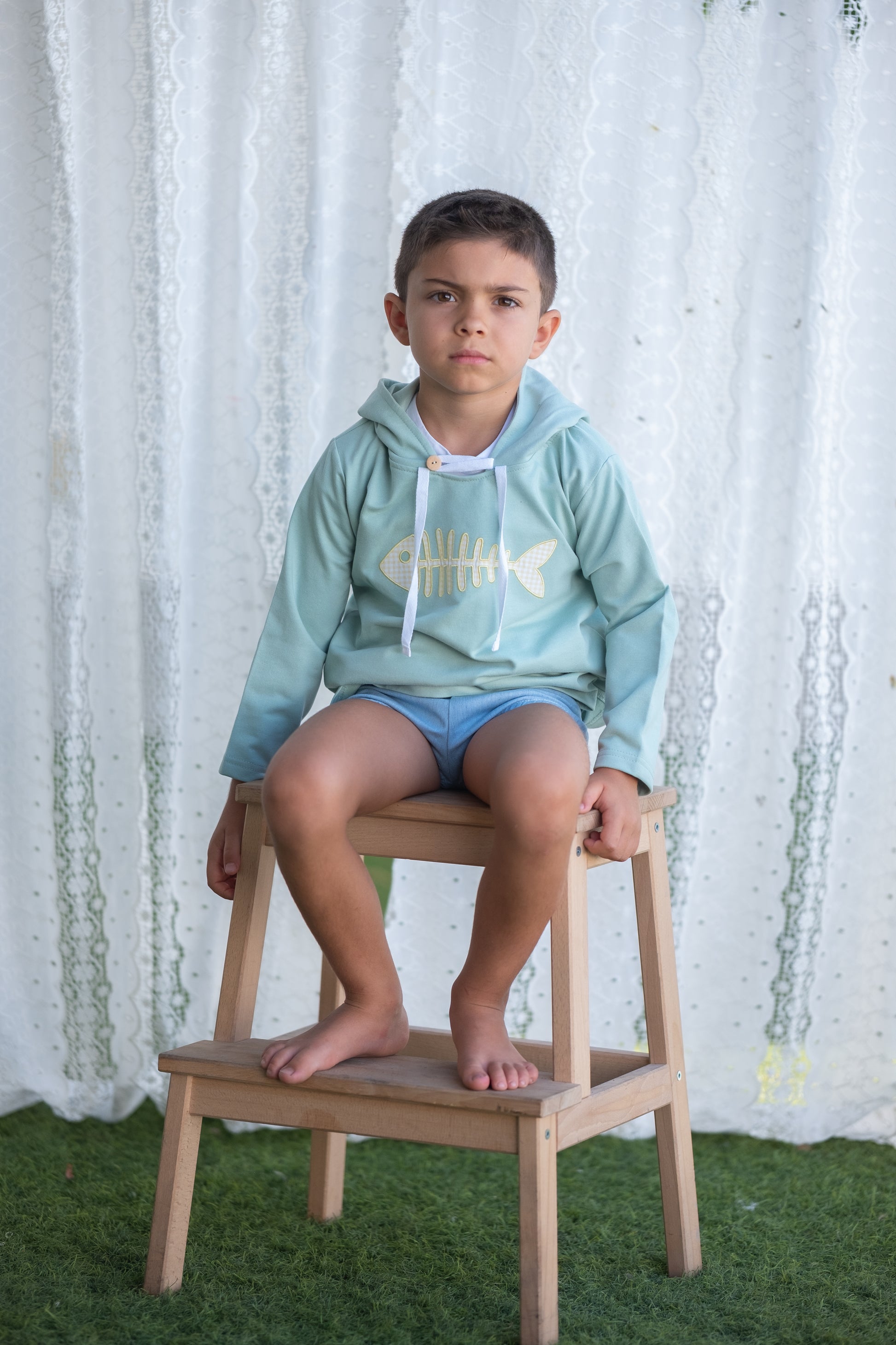 Sudadera mint raspa