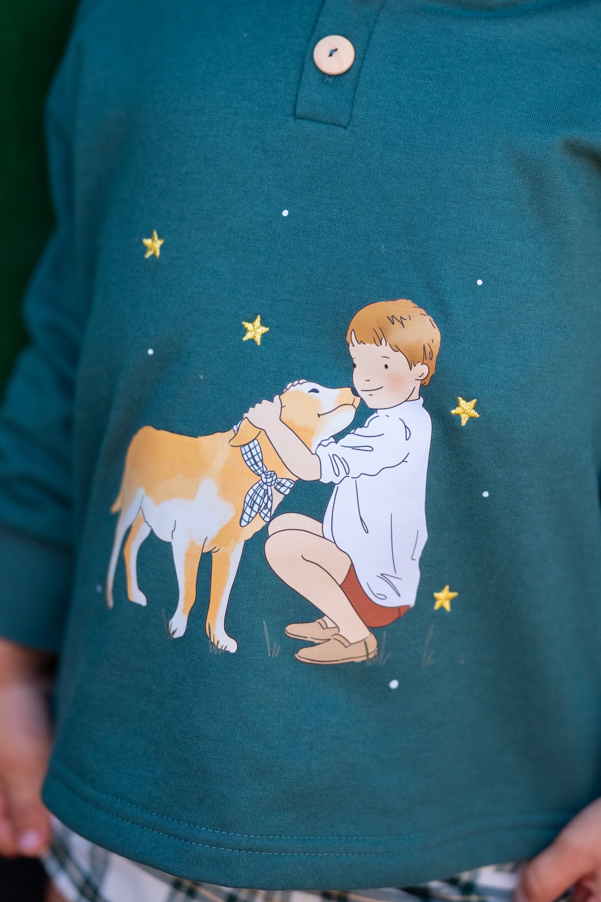 Conjunto lurex verde niño