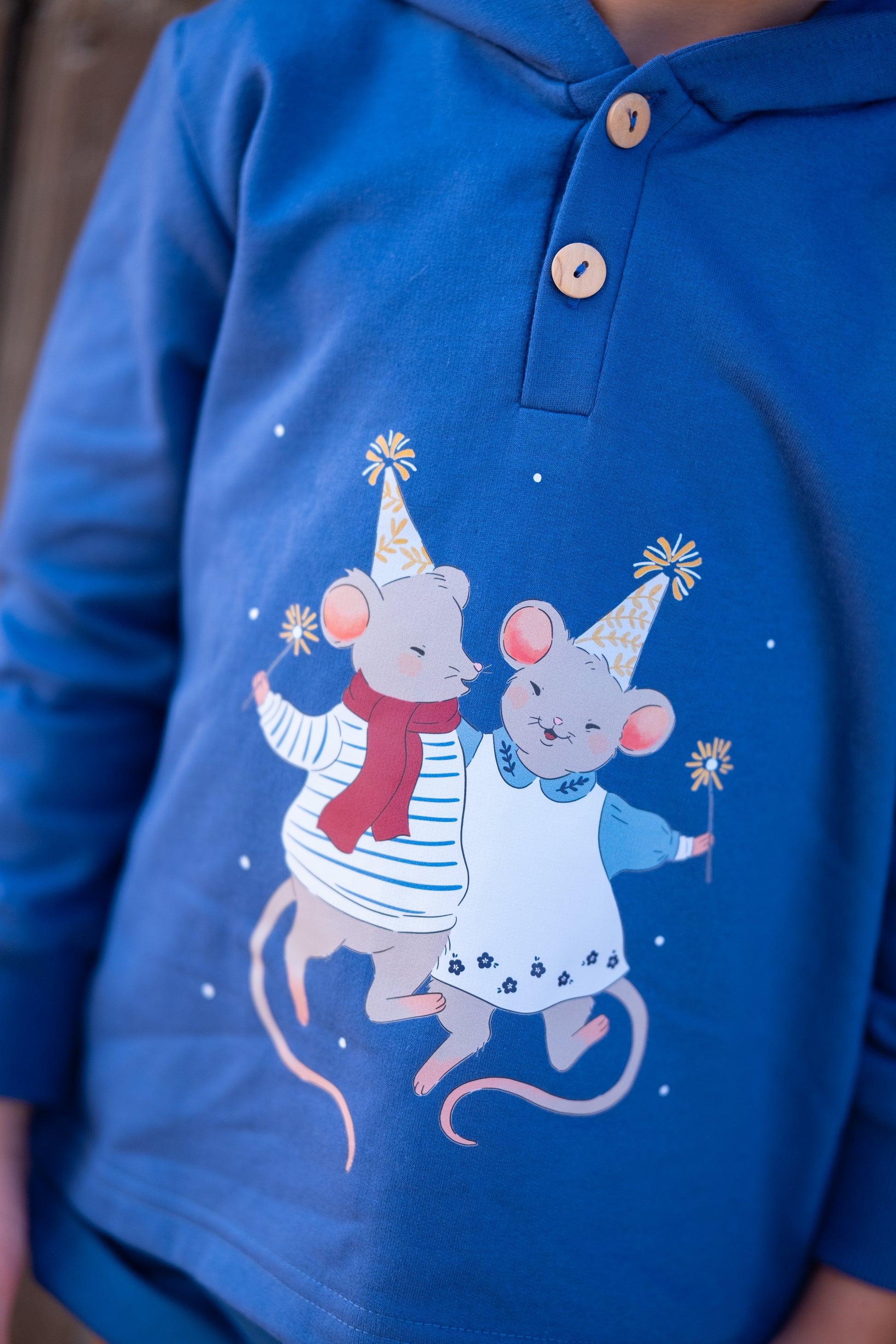 SUDADERA FELPA NIÑO RATONCITOS