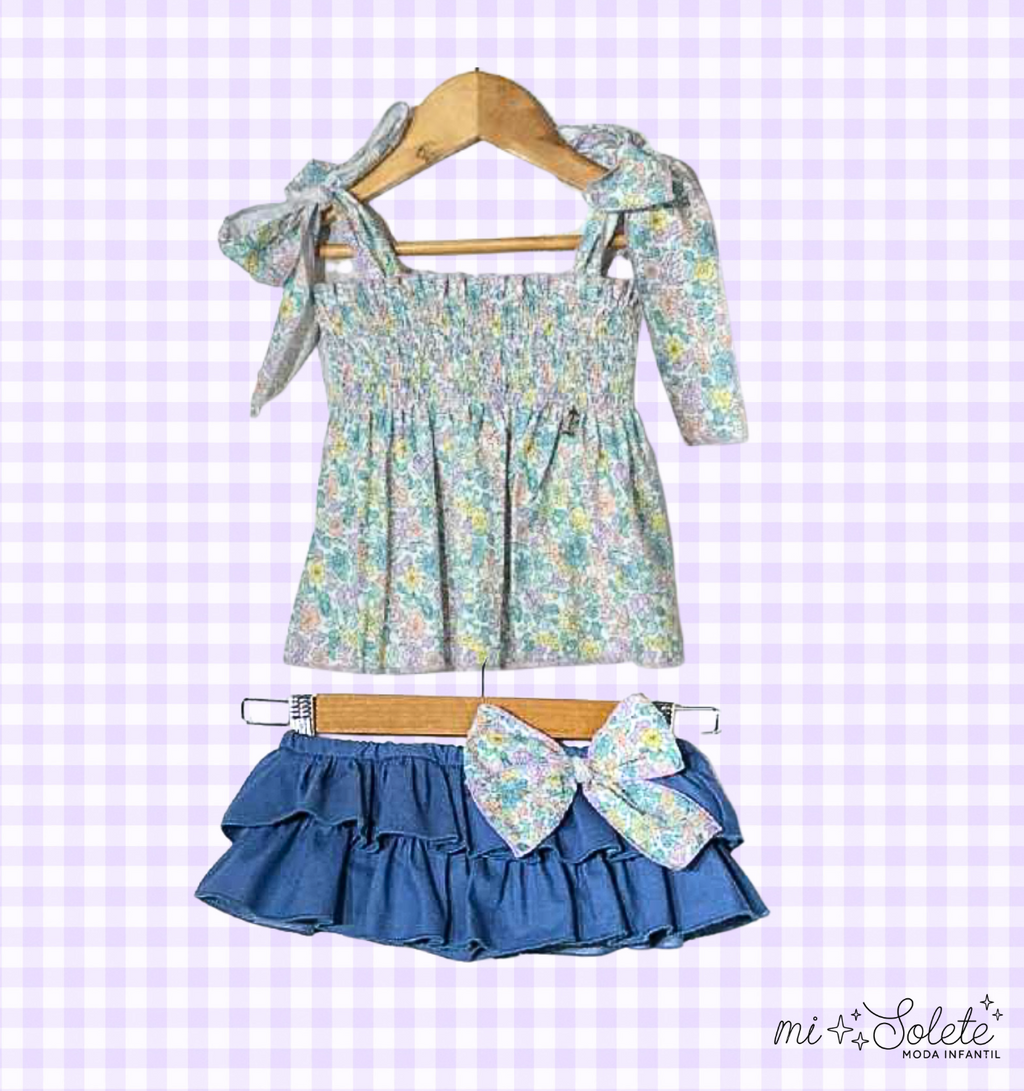 Conjunto 2 piezas denim