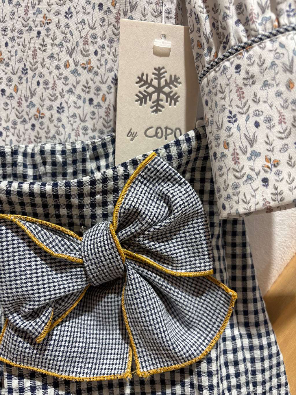 conjunto vichy La Peppa niña