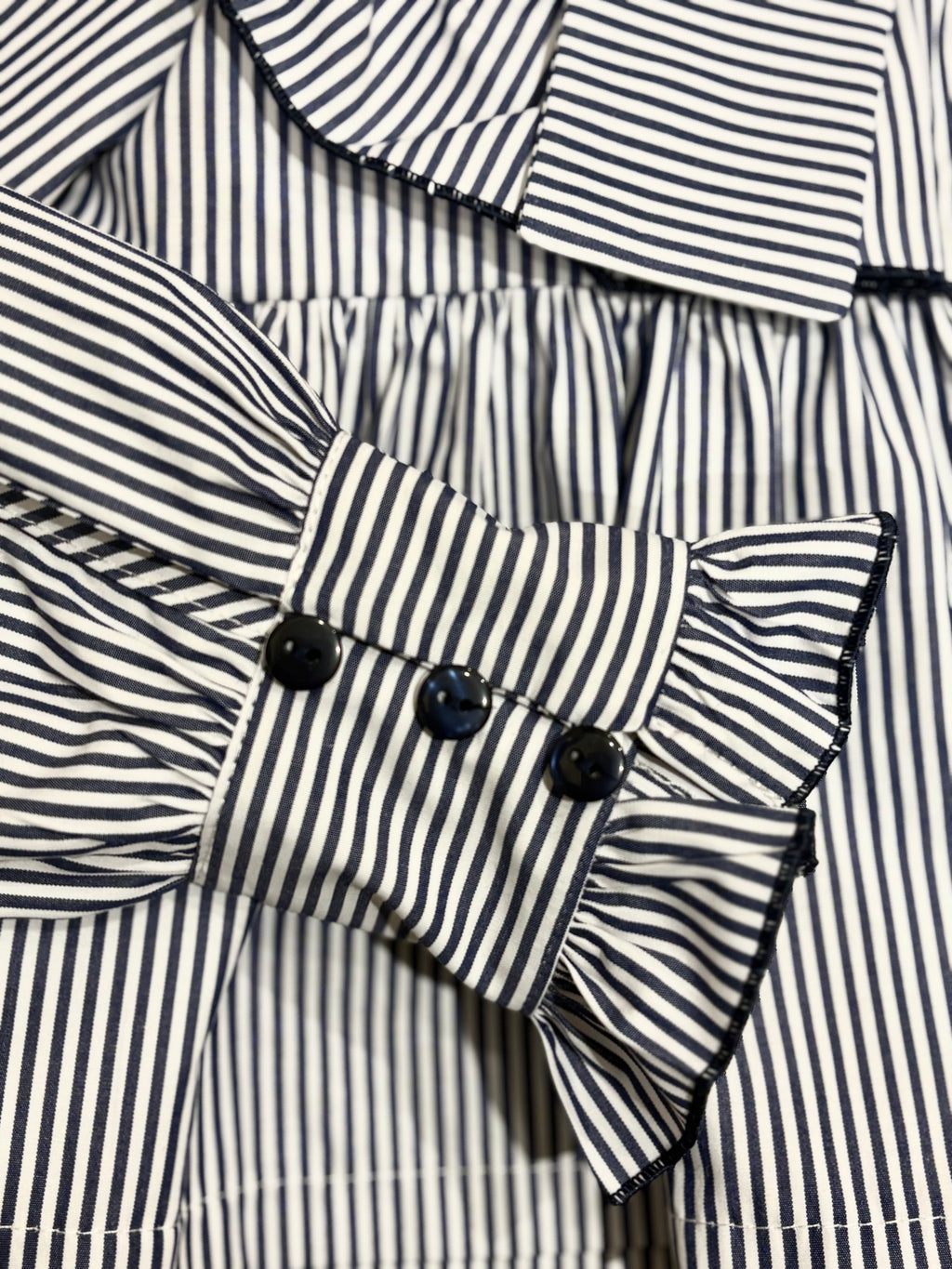 Conjunto blusa rayas