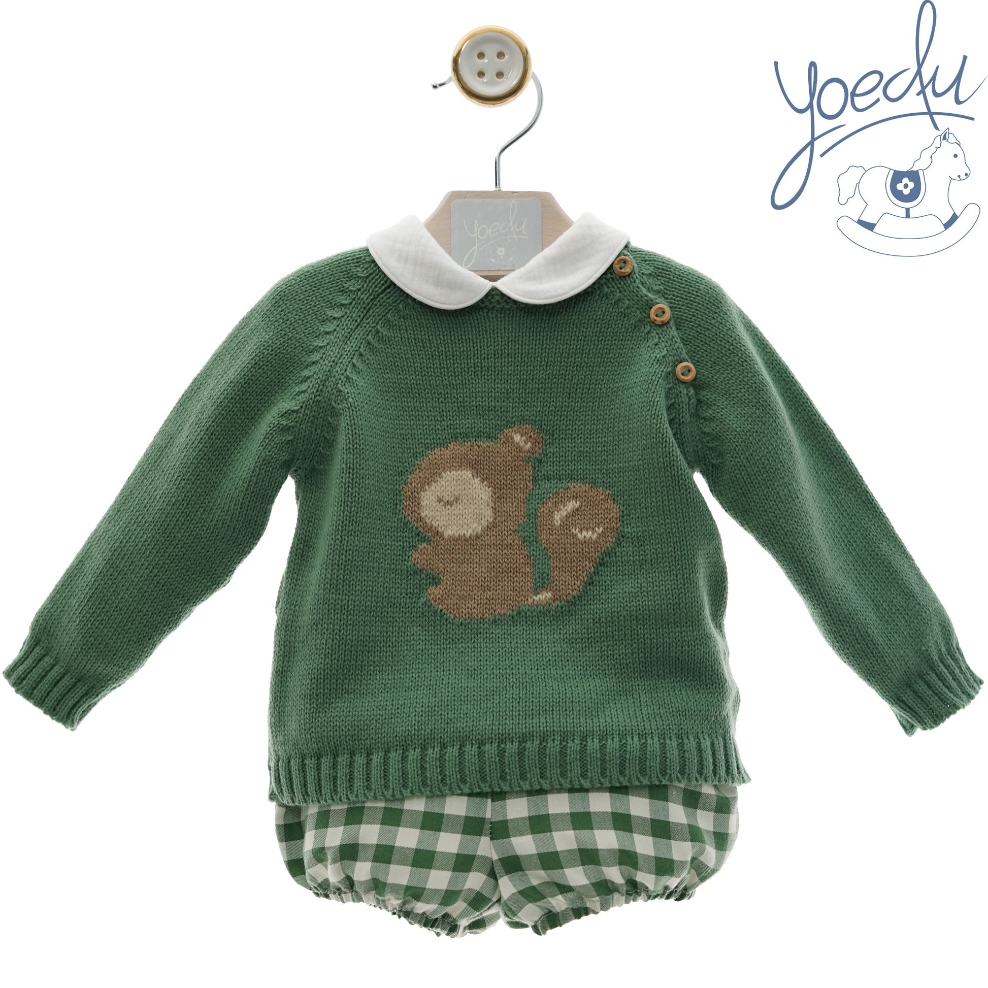 Conjunto ardilla niño