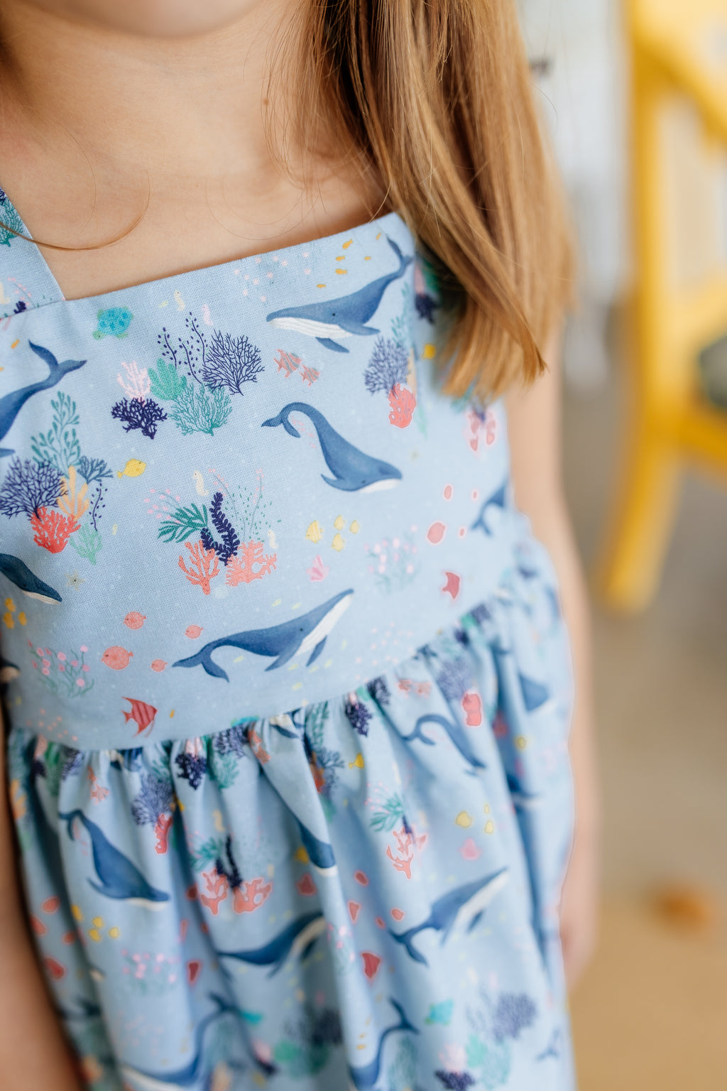 vestido fondo marino