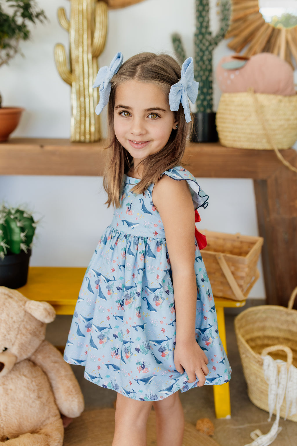 vestido fondo marino