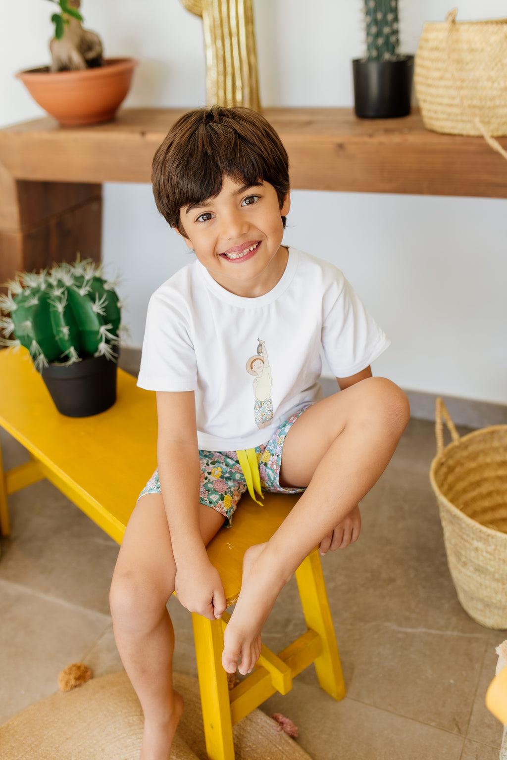CAMISETA NIÑO PESCANDO