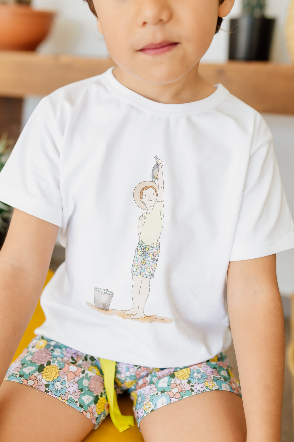 CAMISETA NIÑO PESCANDO
