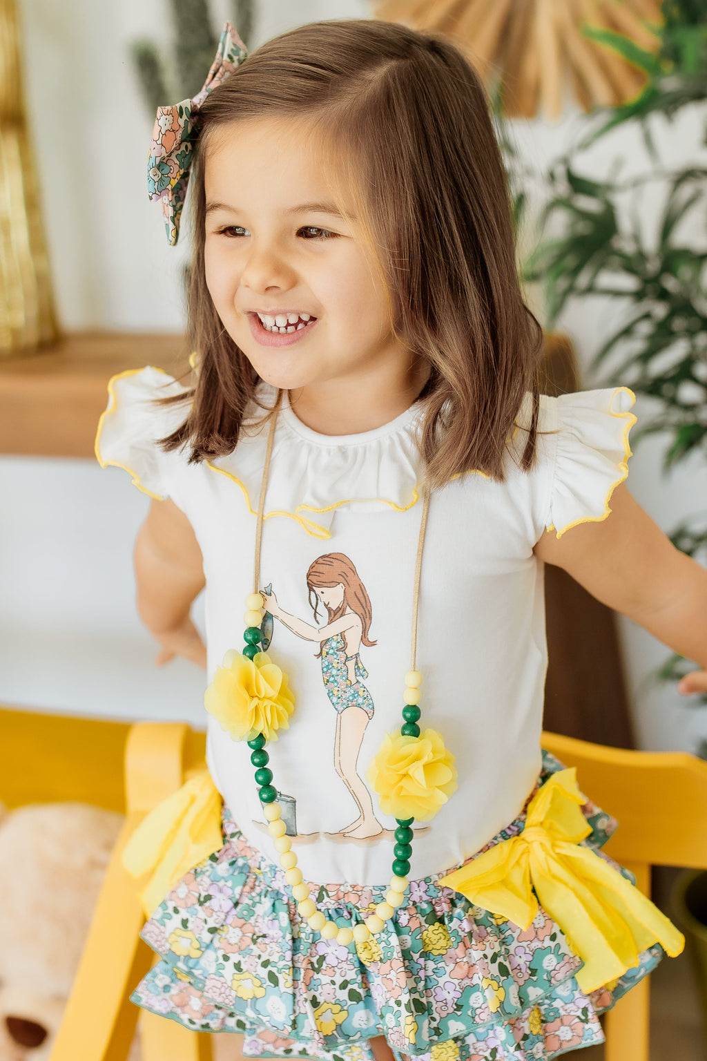 CAMISETA NIÑA PESCANDO