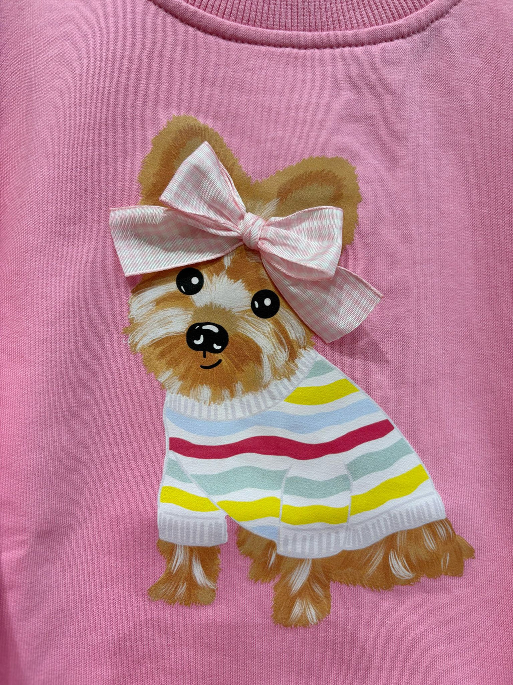 SUDADERA PERRO ROSA