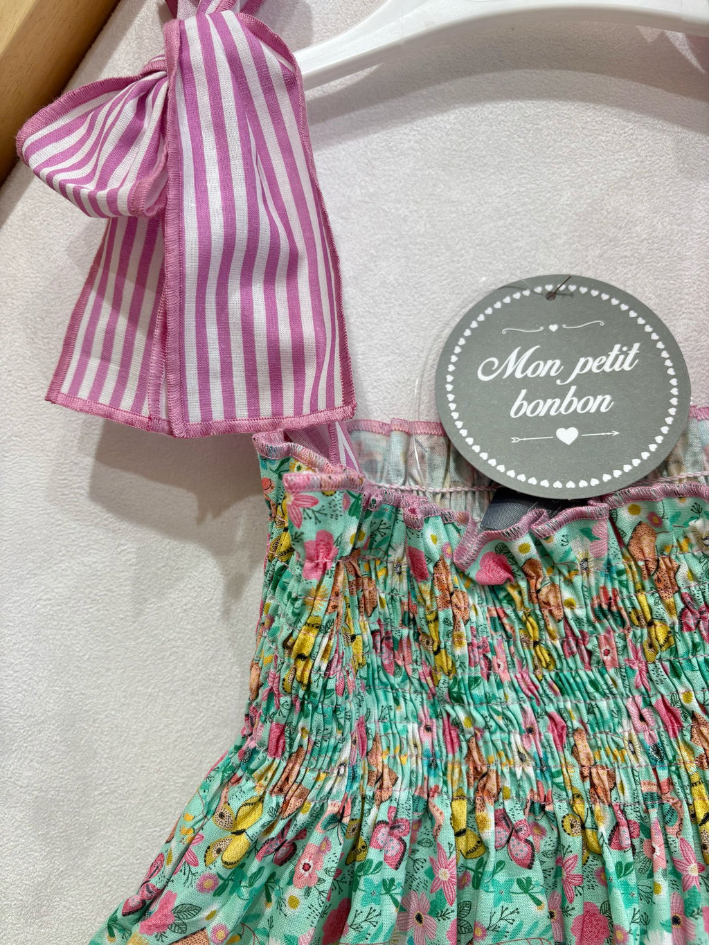 VESTIDO ELASTICO VOLANTE LIBERTY