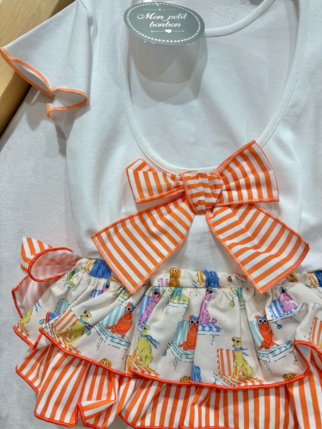 CAMISETA NIÑA PERROS