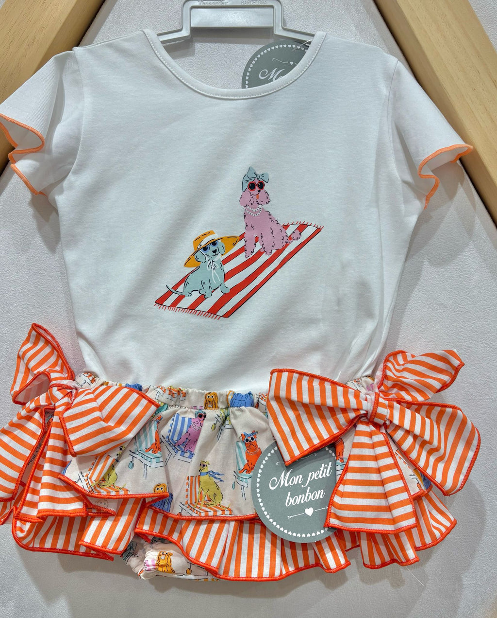CAMISETA NIÑA PERROS