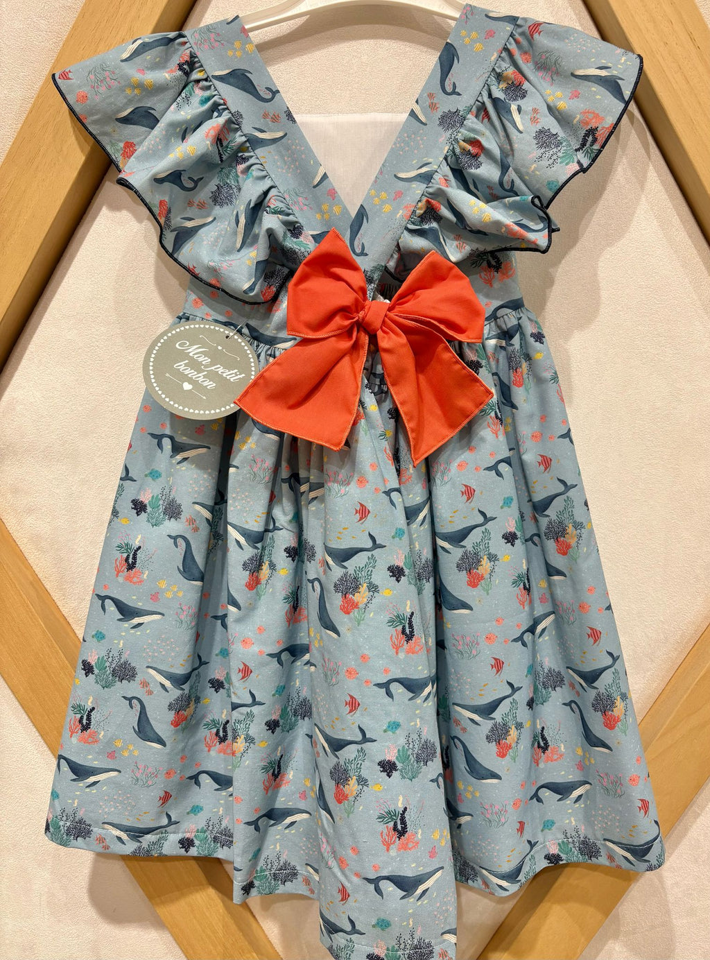 vestido fondo marino